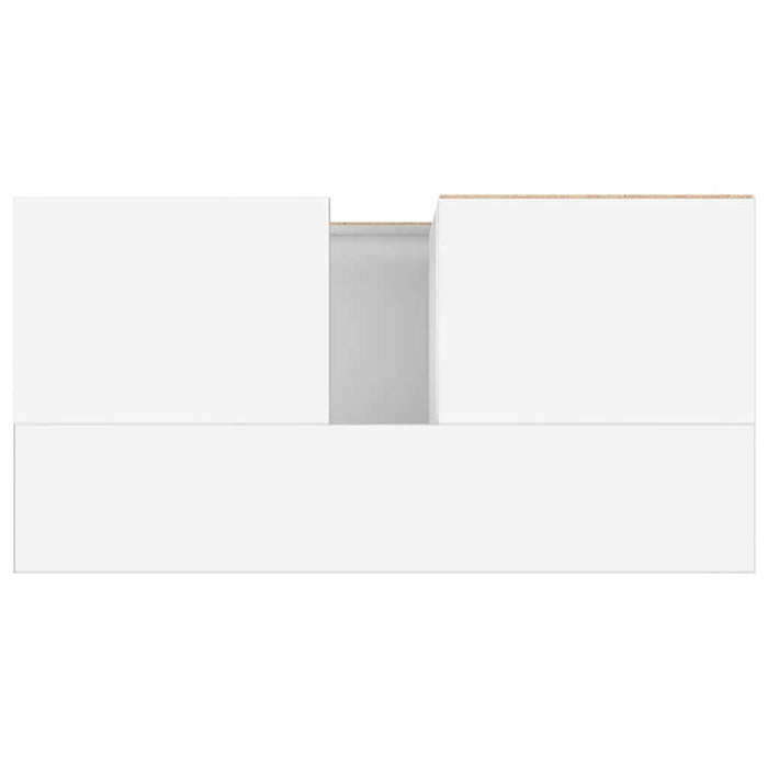Armadietto da Bagno Bianco 65x33x60 cm in Legno Multistrato 831612