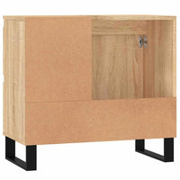 Armadietto da Bagno Rovere Sonoma 65x33x60 cm Legno Multistrato 831615