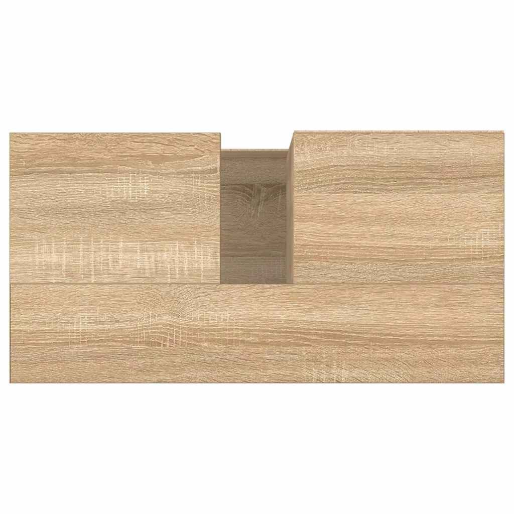 Armadietto da Bagno Rovere Sonoma 65x33x60 cm Legno Multistrato 831615