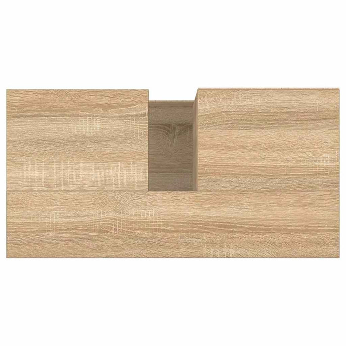 Armadietto da Bagno Rovere Sonoma 65x33x60 cm Legno Multistrato 831615