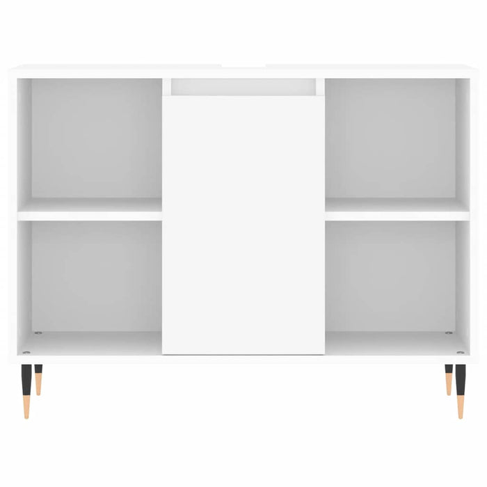 Mobile da Bagno Bianco 80x33x60 cm in Legno Multistrato 831620