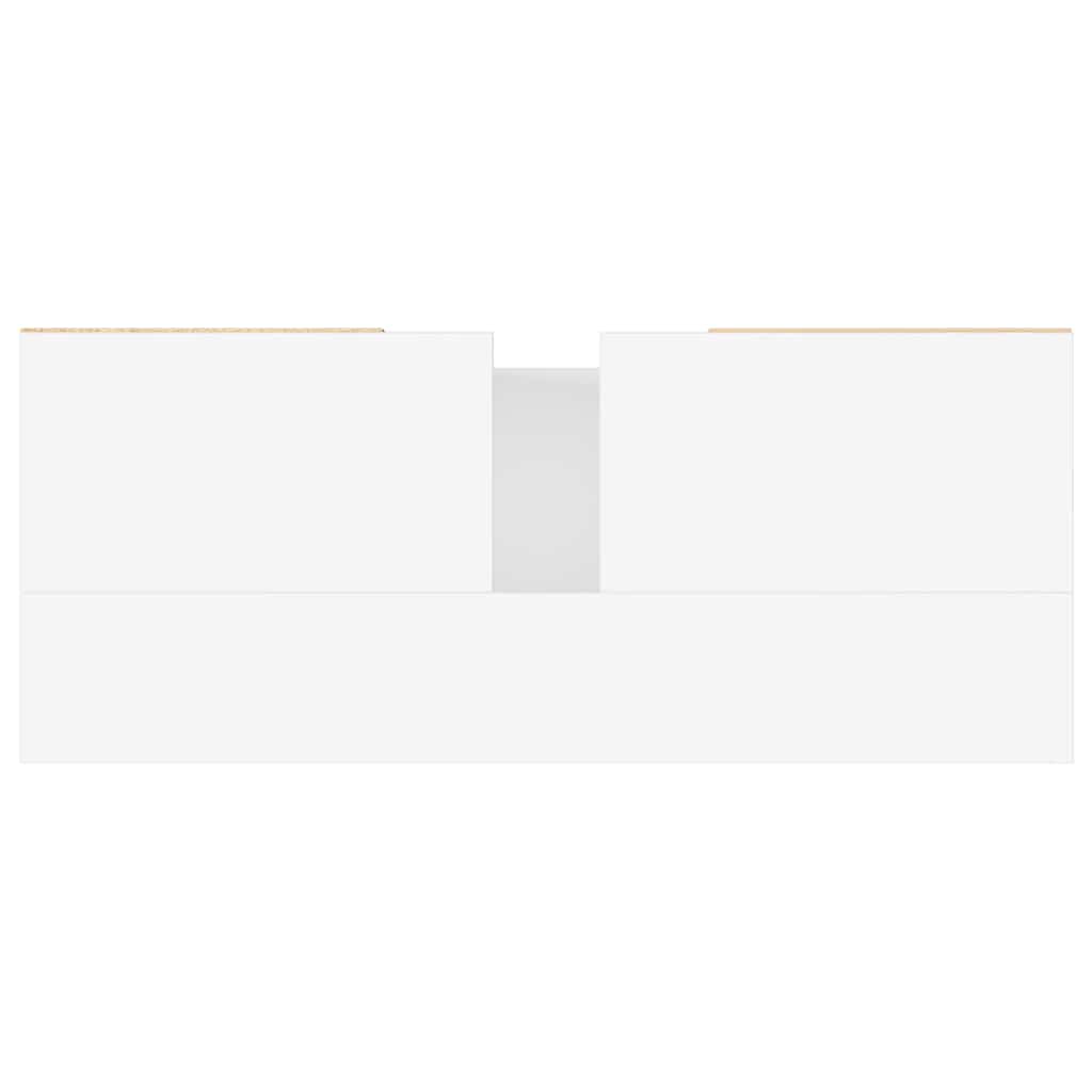 Mobile da Bagno Bianco 80x33x60 cm in Legno Multistrato 831620