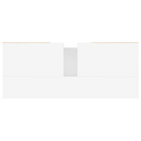 Mobile da Bagno Bianco 80x33x60 cm in Legno Multistrato 831620