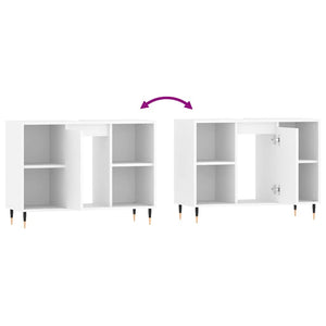 Mobile da Bagno Bianco 80x33x60 cm in Legno Multistrato 831620