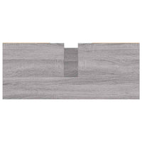 Mobile da Bagno Grigio Sonoma 80x33x60 cm in Legno Multistrato 831626