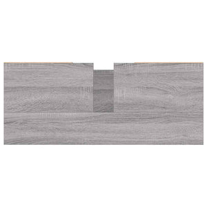Mobile da Bagno Grigio Sonoma 80x33x60 cm in Legno Multistrato 831626