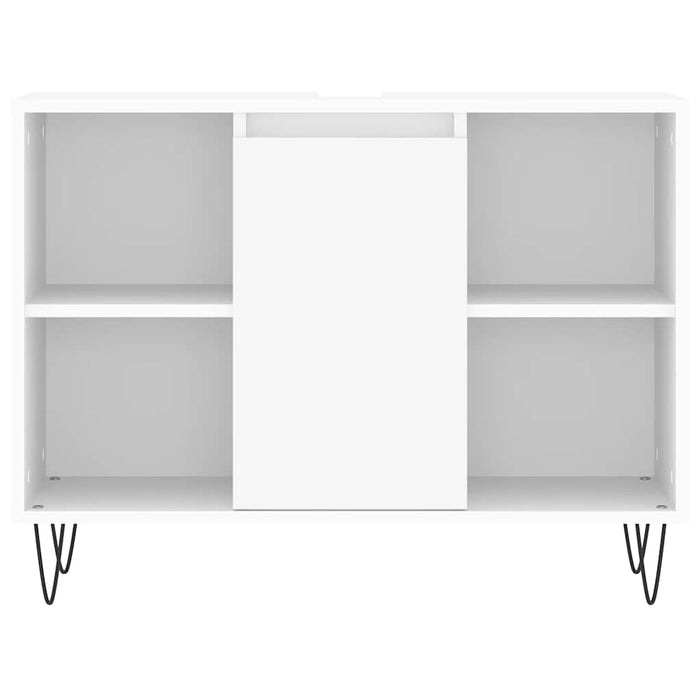 Mobile da Bagno Bianco 80x33x60 cm in Legno Multistrato 831628