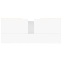 Mobile da Bagno Bianco 80x33x60 cm in Legno Multistrato 831628