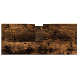 Armadietto Bagno Rovere Fumo 80x33x60 cm in Legno Multistrato 831633