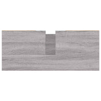 Mobile da Bagno Grigio Sonoma 80x33x60 cm in Legno Multistrato 831634