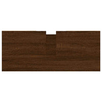Armadietto Bagno Rovere Marrone 80x33x60cm in Legno Multistrato 831635