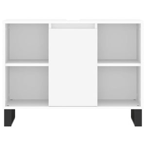 Mobile da Bagno Bianco 80x33x60 cm in Legno Multistrato 831636