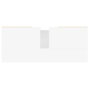 Mobile da Bagno Bianco 80x33x60 cm in Legno Multistrato 831636