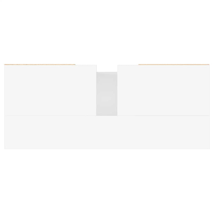 Mobile da Bagno Bianco 80x33x60 cm in Legno Multistrato 831636