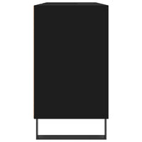 Mobile da Bagno Nero 80x33x60 cm in Legno Multistrato 831637