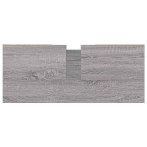 Mobile da Bagno Grigio Sonoma 80x33x60 cm in Legno Multistrato 831642
