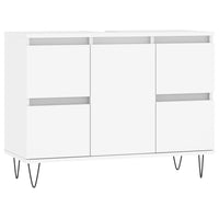 Mobile da Bagno Bianco 80x33x60 cm in Legno Multistrato 831652
