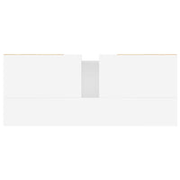 Mobile da Bagno Bianco 80x33x60 cm in Legno Multistrato 831652