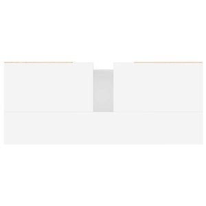 Mobile da Bagno Bianco 80x33x60 cm in Legno Multistrato 831652