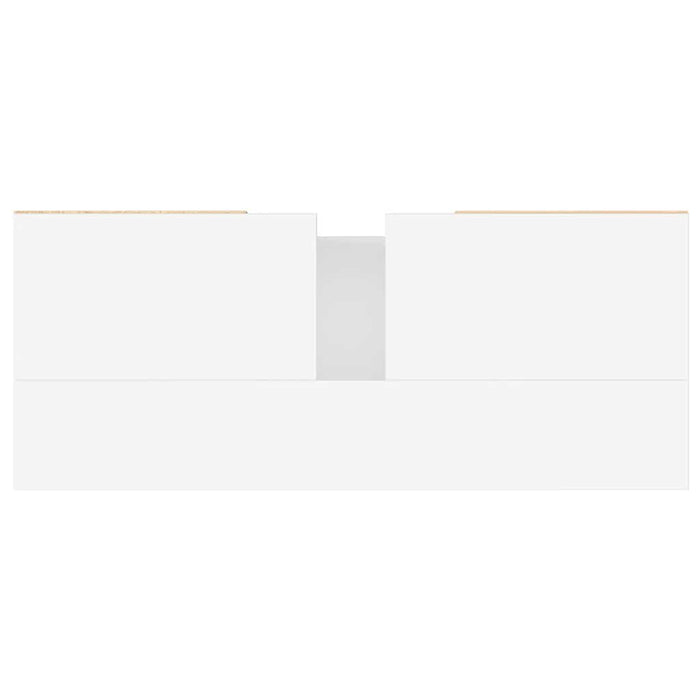 Mobile da Bagno Bianco 80x33x60 cm in Legno Multistrato 831652