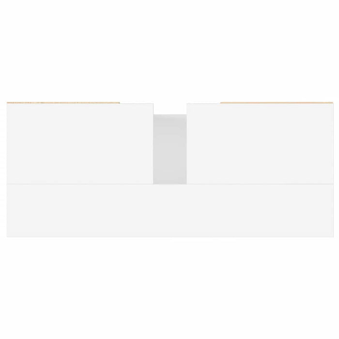 Mobile da Bagno Bianco 80x33x60 cm in Legno Multistrato 831660