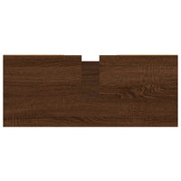 Armadietto Bagno Rovere Marrone 80x33x60cm in Legno Multistrato 831667