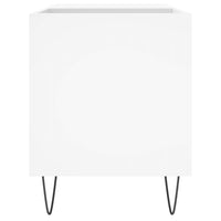 Mobile Porta Dischi Bianco 85x38x48 cm in Legno Multistrato