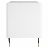 Mobile Porta Dischi Bianco 74,5x38x48 cm in Legno Multistrato