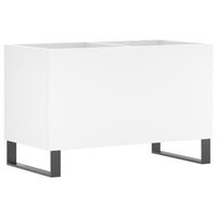 Mobile Porta Dischi Bianco 74,5x38x48 cm in Legno Multistratocod mxl 79593
