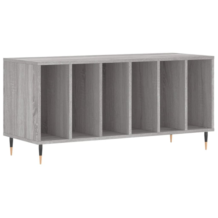 Mobile Porta Dischi Grigio Sonoma 100x38x48cm Legno Multistratocod mxl 104909