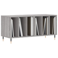 Mobile Porta Dischi Grigio Sonoma 100x38x48cm Legno Multistratocod mxl 104909