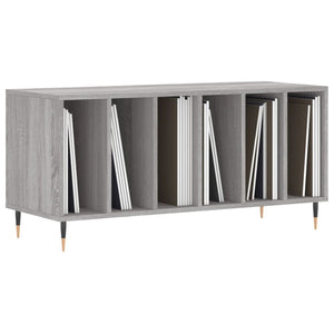 Mobile Porta Dischi Grigio Sonoma 100x38x48cm Legno Multistratocod mxl 104909