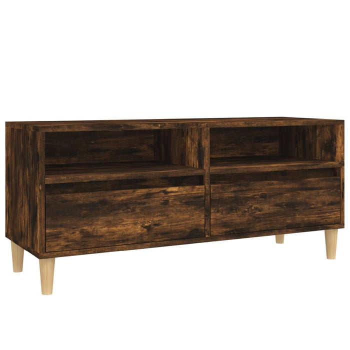 Mobile TV-Credenza per TV-Console TV Rovere Fumo 100x34,5x44,5 cm in Legno Multistrato 423008