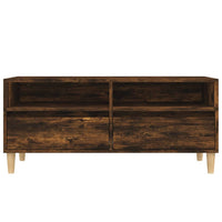 Mobile TV-Credenza per TV-Console TV Rovere Fumo 100x34,5x44,5 cm in Legno Multistrato 423008