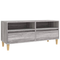 Mobile Porta TV Grigio Sonoma 100x34,5x44,5cm Legno Multistrato 831899