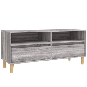 Mobile Porta TV Grigio Sonoma 100x34,5x44,5cm Legno Multistrato 831899