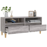 Mobile Porta TV Grigio Sonoma 100x34,5x44,5cm Legno Multistrato 831899