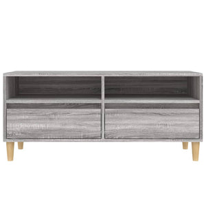 Mobile Porta TV Grigio Sonoma 100x34,5x44,5cm Legno Multistrato 831899