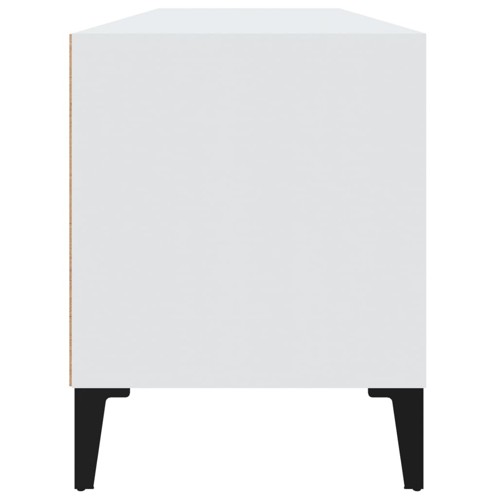 Mobile Porta TV-Mobile per TV-Credenza TV Bianco 100x34,5x44,5 cm in Legno Multistrato 924176