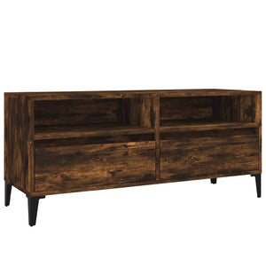 Mobile TV-Credenza per TV-Console TV Rovere Fumo 100x34,5x44,5 cm in Legno Multistrato 250980