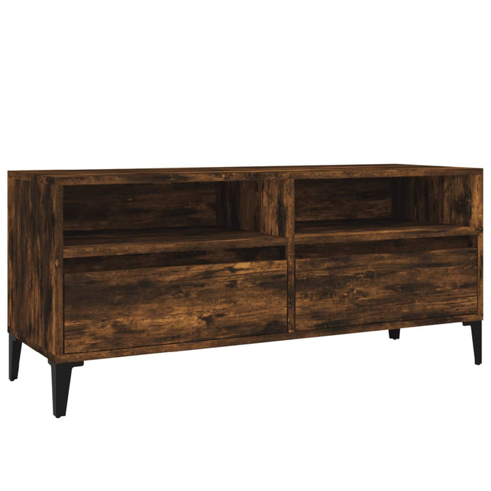 Mobile TV-Credenza per TV-Console TV Rovere Fumo 100x34,5x44,5 cm in Legno Multistrato 250980