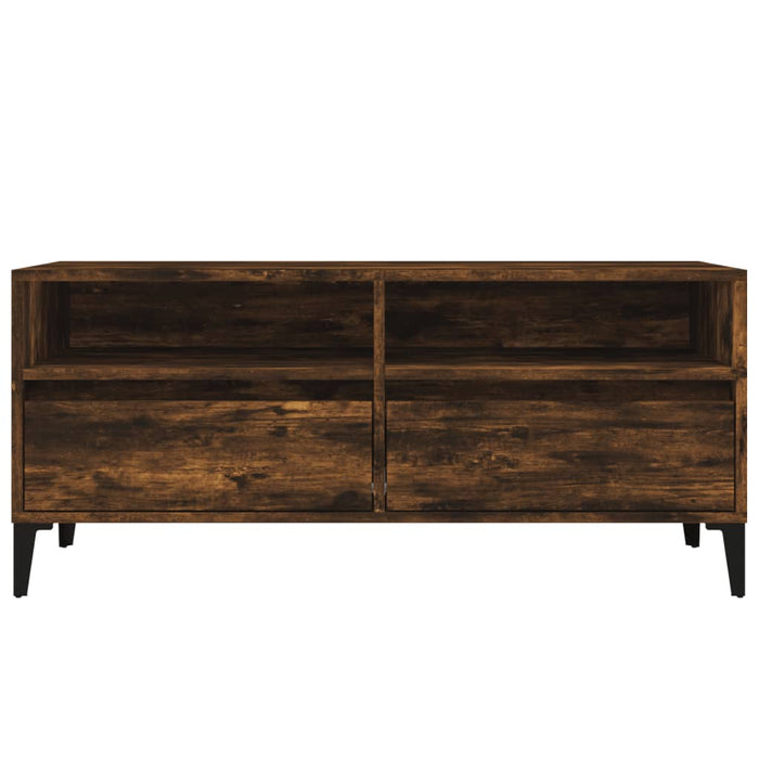 Mobile TV-Credenza per TV-Console TV Rovere Fumo 100x34,5x44,5 cm in Legno Multistrato 250980