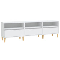 Mobile Porta TV Bianco 150x30x44,5 cm in Legno Multistrato 831909