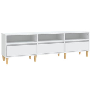 Mobile Porta TV Bianco 150x30x44,5 cm in Legno Multistrato 831909