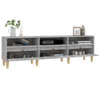 Mobile TV Grigio Cemento 150x30x44,5 cm Legno Multistrato 831913