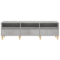 Mobile TV-Credenza TV-Console TV Grigio Cemento 150x30x44,5 cm Legno Multistrato 240515