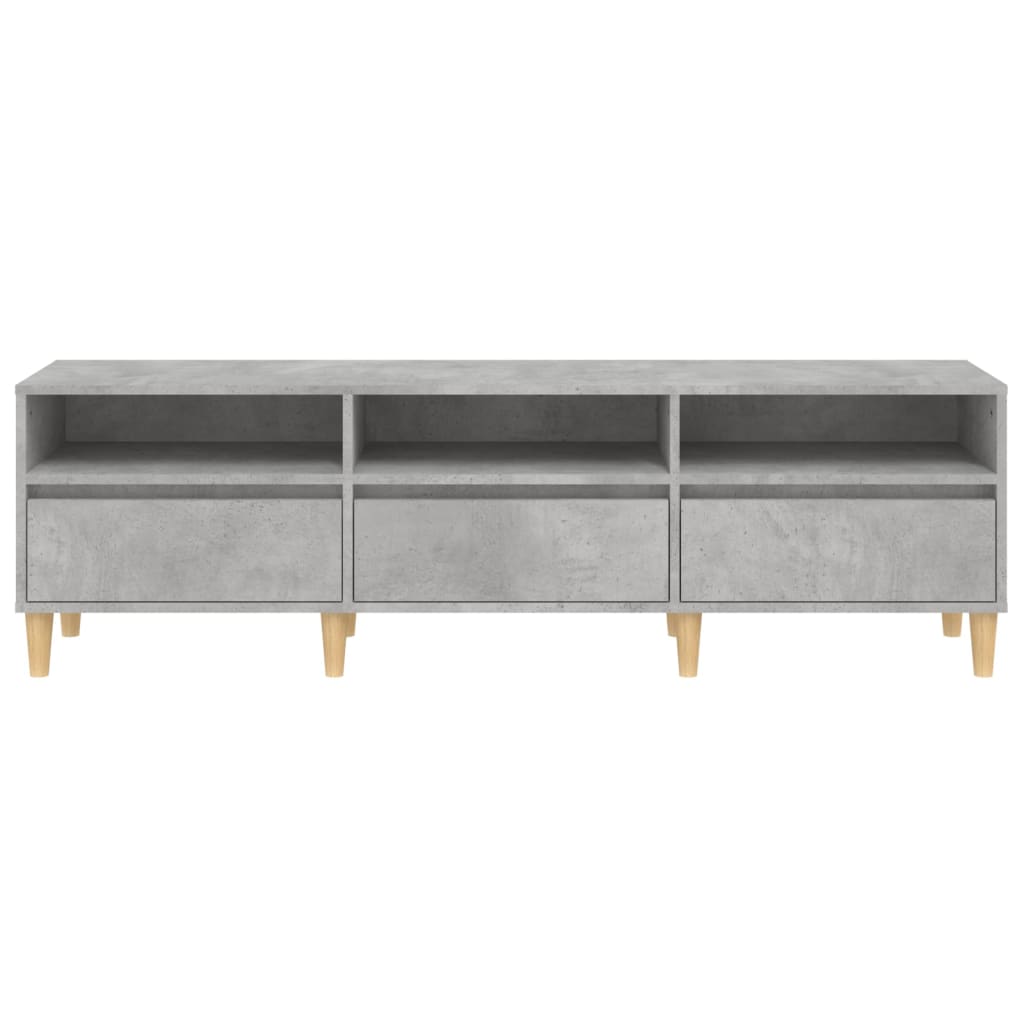Mobile TV Grigio Cemento 150x30x44,5 cm Legno Multistrato 831913