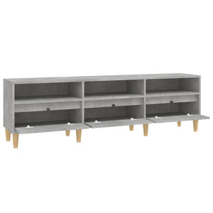 Mobile TV Grigio Cemento 150x30x44,5 cm Legno Multistrato 831913