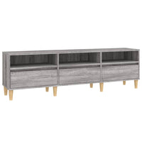 Mobile Porta TV Grigio Sonoma 150x30x44,5 cm Legno Multistrato 831915
