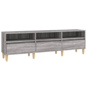 Mobile Porta TV Grigio Sonoma 150x30x44,5 cm Legno Multistrato 831915